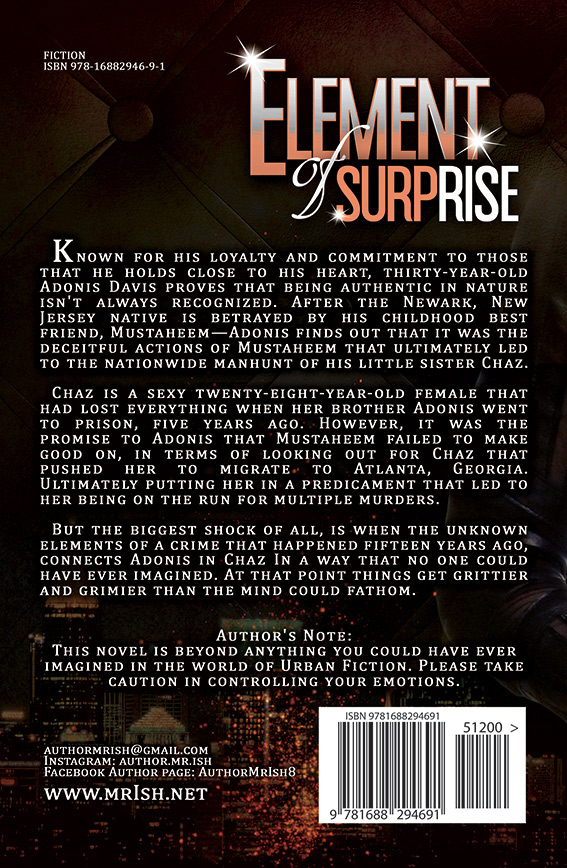 Element of Surprise back cover