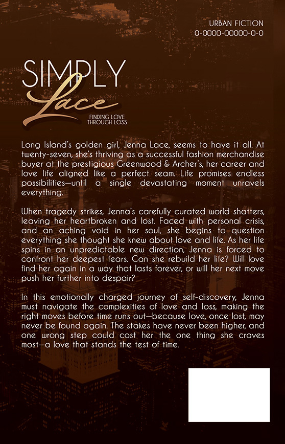 Simply Lace: Finding Love Through Loss back cover