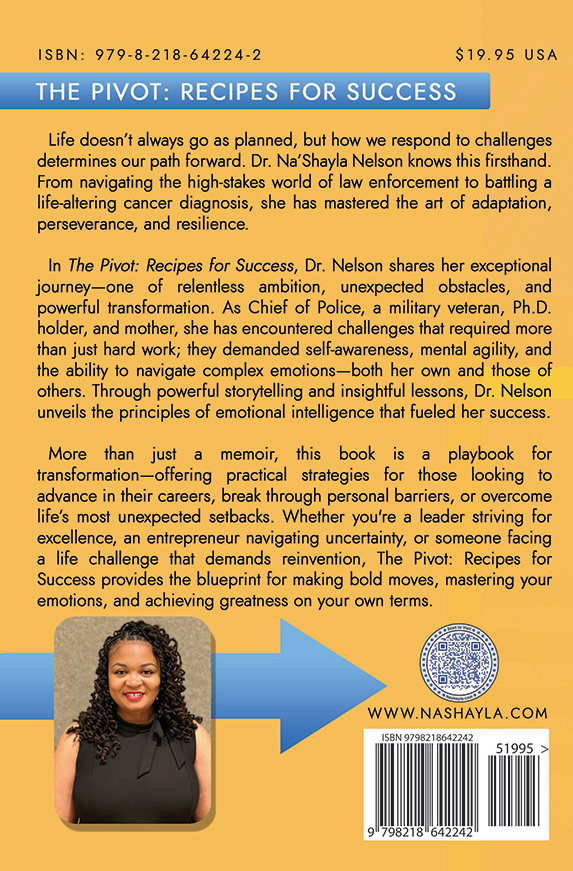 The Pivot: Recipes for Success back cover